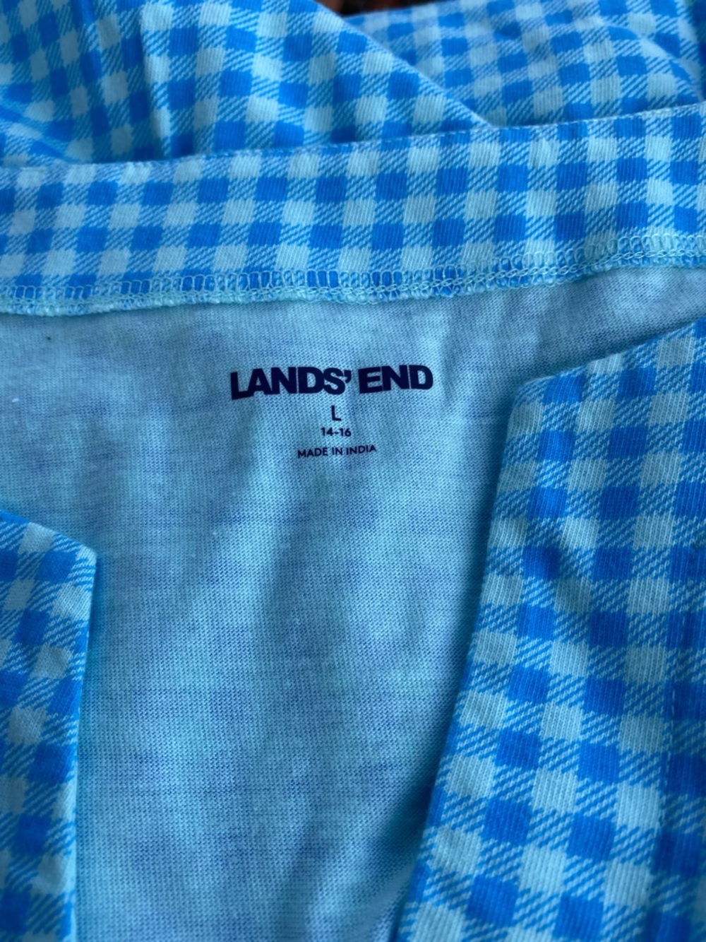 Lands’ End Dress Cover Up Size L NWT - Picture 7 of 8